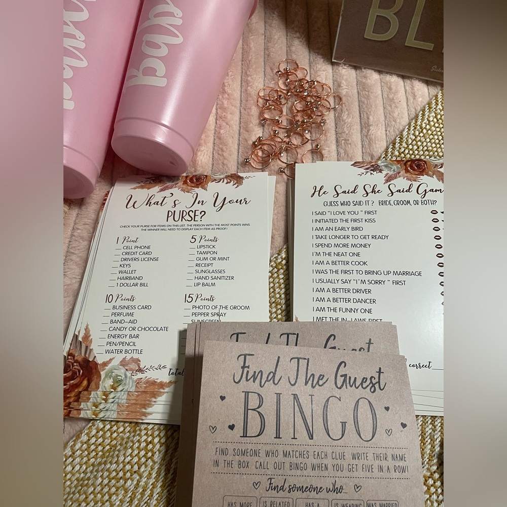 Wedding Shower Games